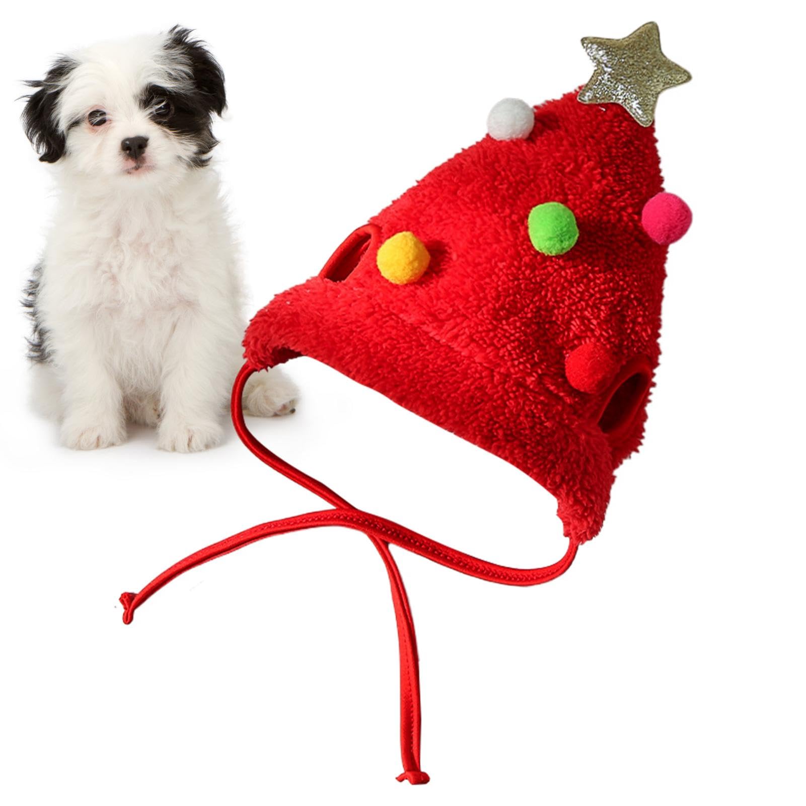 Amazon | 犬用サンタ帽子、クリスマス犬用帽子,犬のクリスマス帽子
